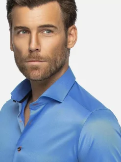 Overhemd Lange Mouw 75699 Karls Blue