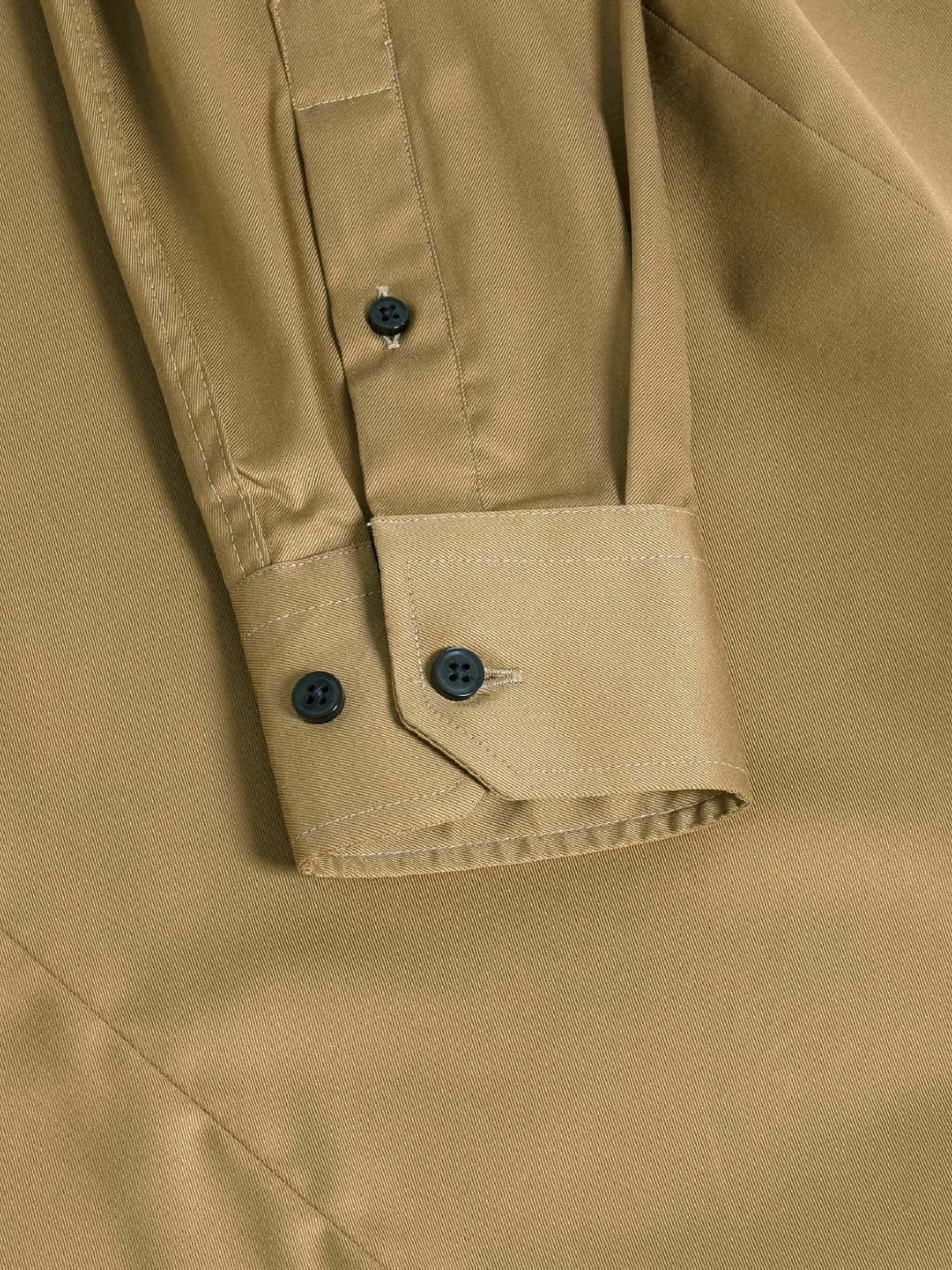 Overhemd Lange Mouw 59015 Michell Dark Beige