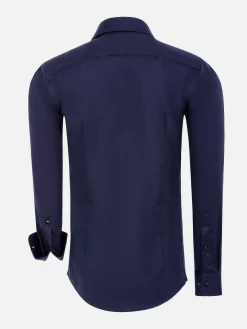 Overhemd Lange Mouw 75711 Monsebo Navy