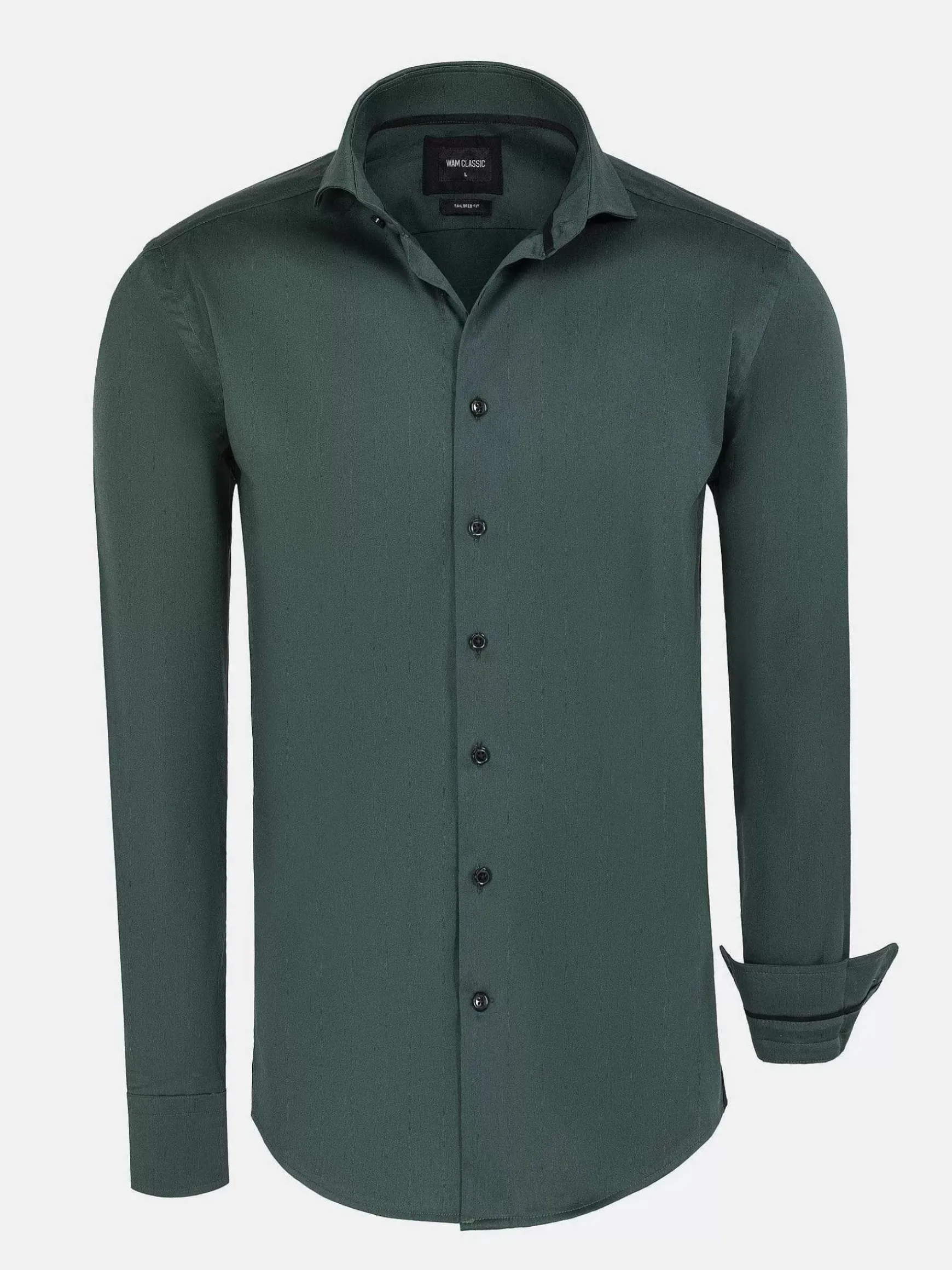 Overhemd Lange Mouw 75716 Morebo Green