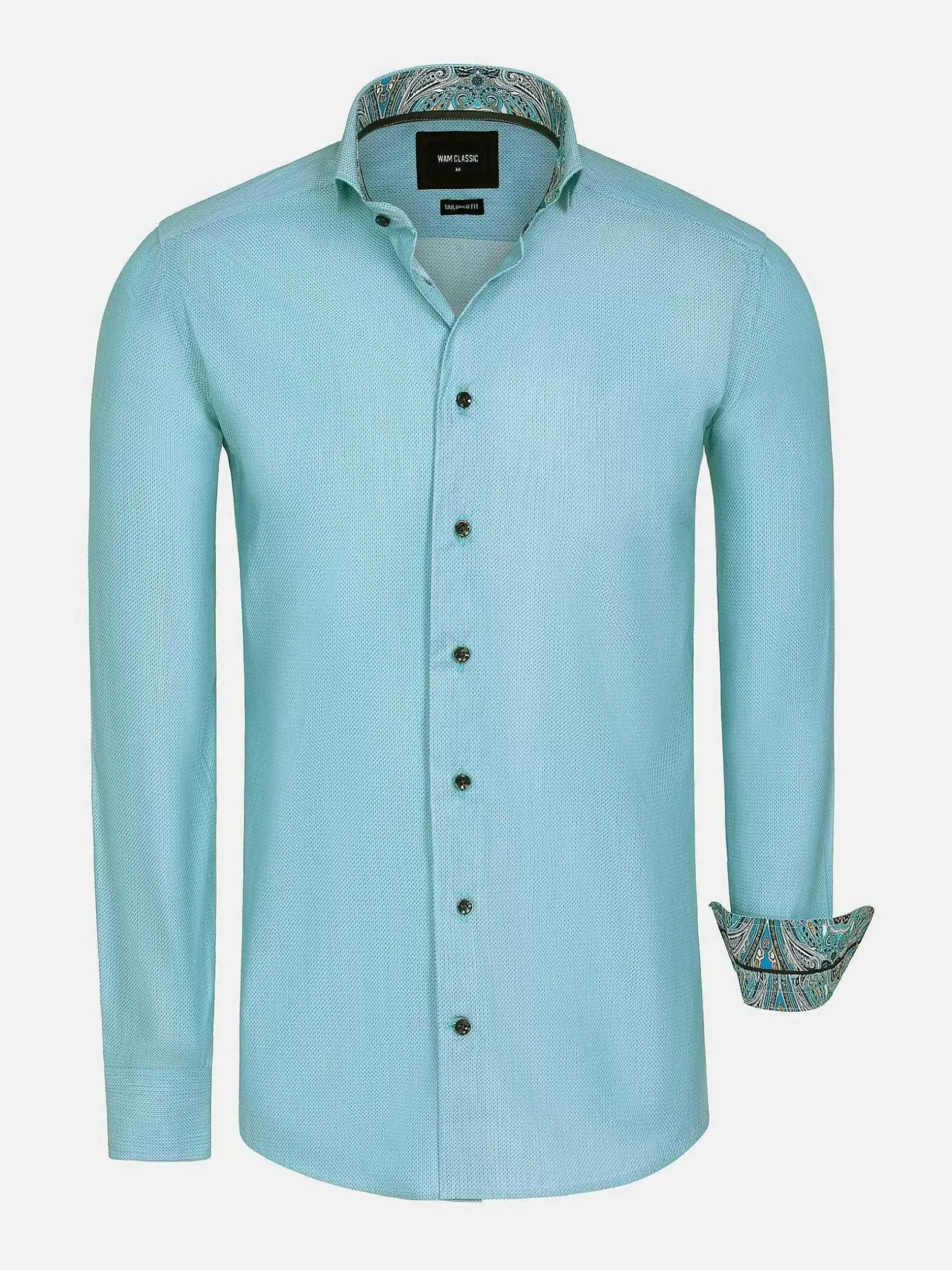 Overhemd Lange Mouw 75694 Murial Turquoise