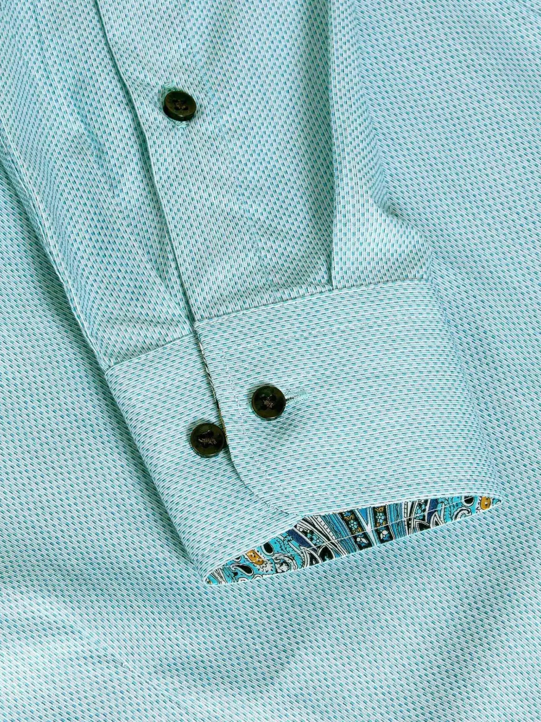 Overhemd Lange Mouw 75694 Murial Turquoise