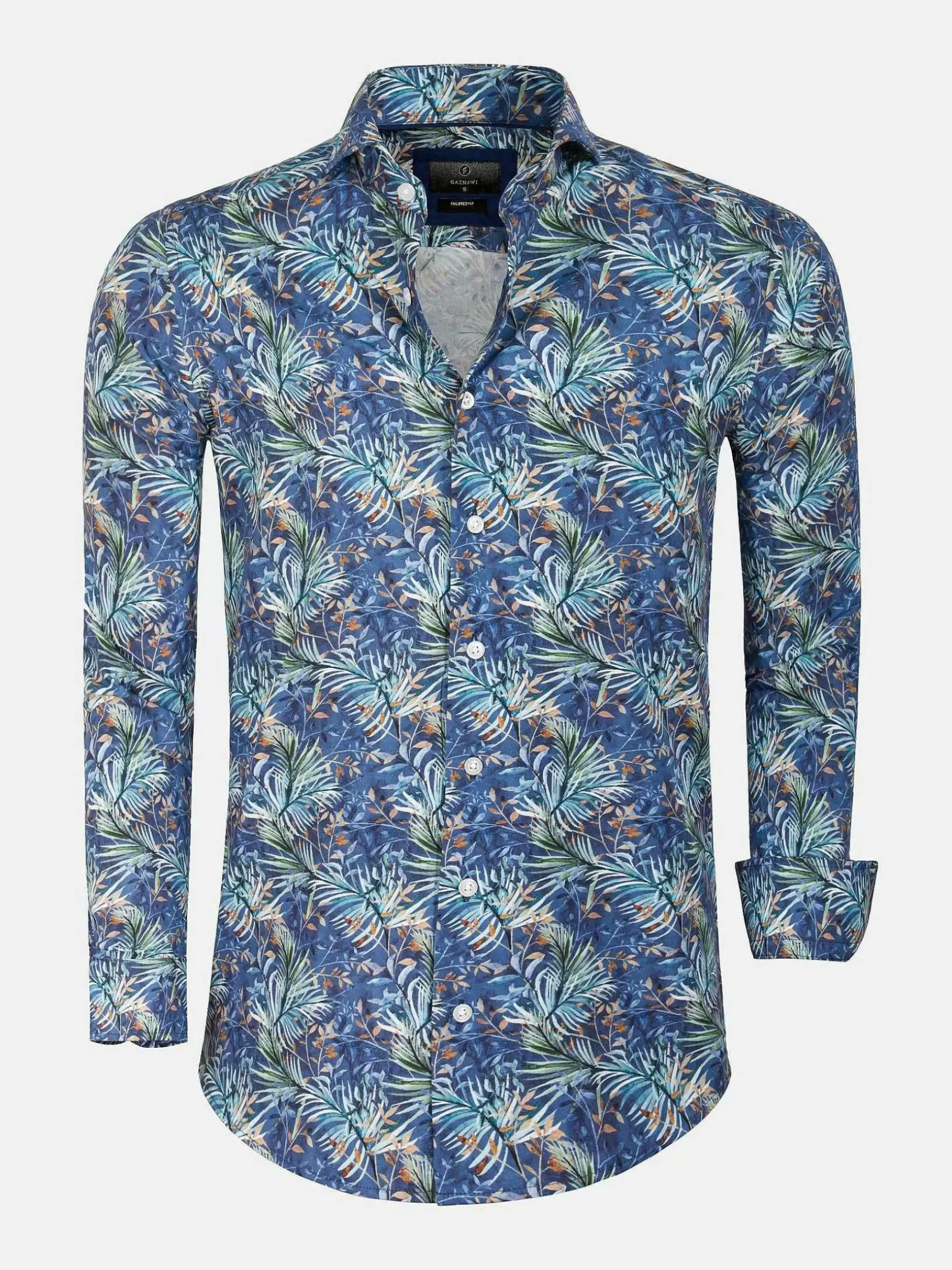 Overhemd Lange Mouw 65045 Navy Blue