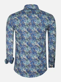 Overhemd Lange Mouw 65045 Navy Blue