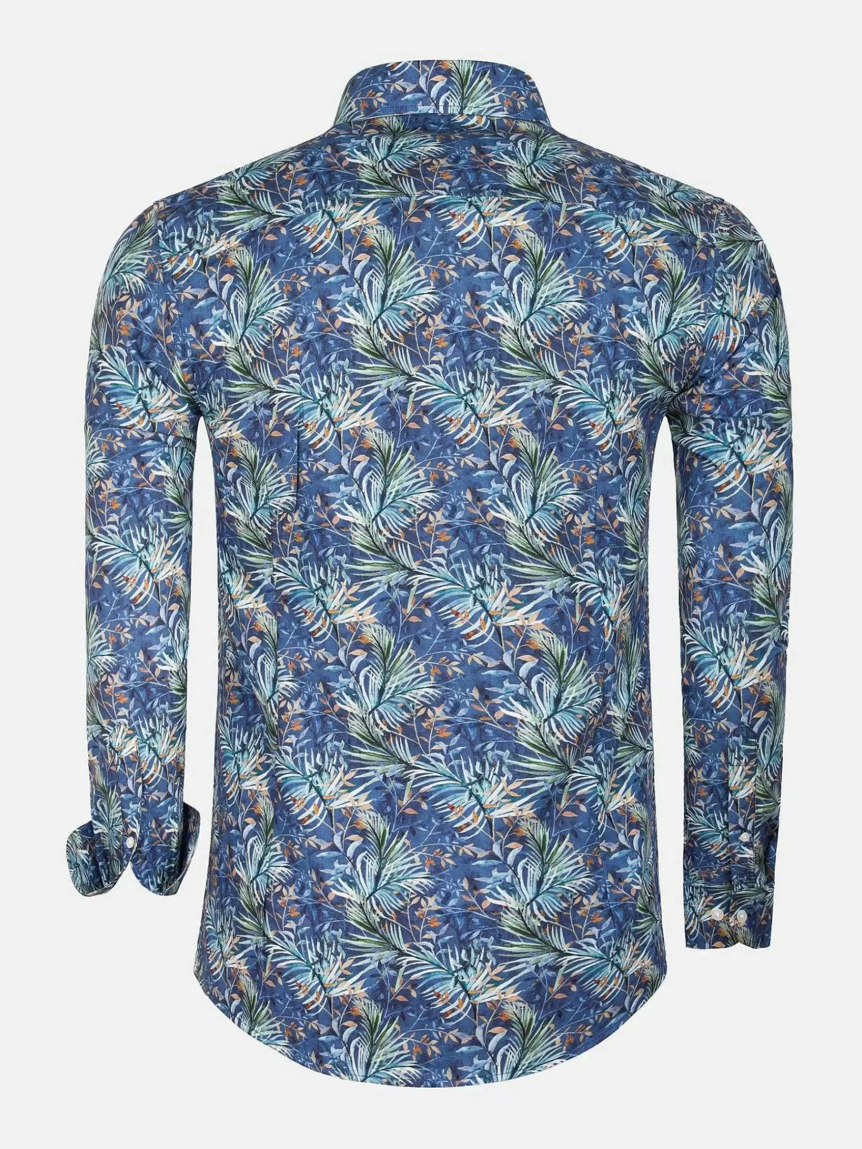 Overhemd Lange Mouw 65045 Navy Blue