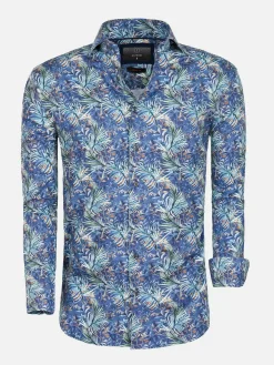 Overhemd Lange Mouw 57000 Navy Blue