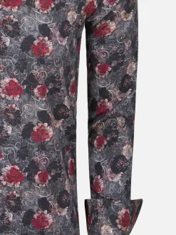 Overhemd Lange Mouw 65045 Navy Off White