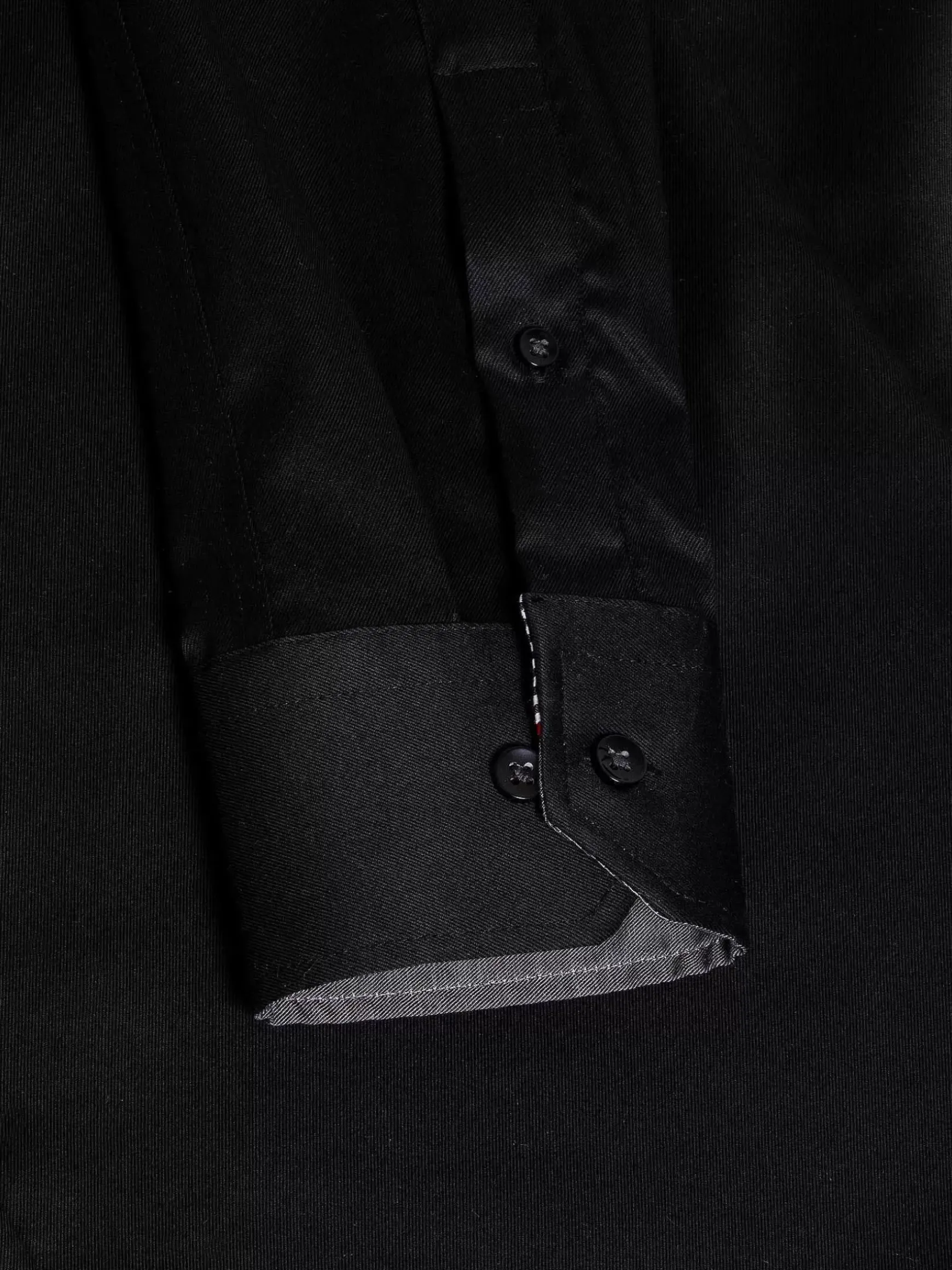 Overhemd Lange Mouw 75720 Perth Black