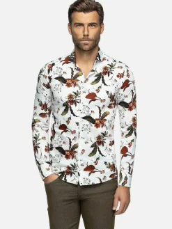 Overhemd Lange Mouw 75714 Santana White