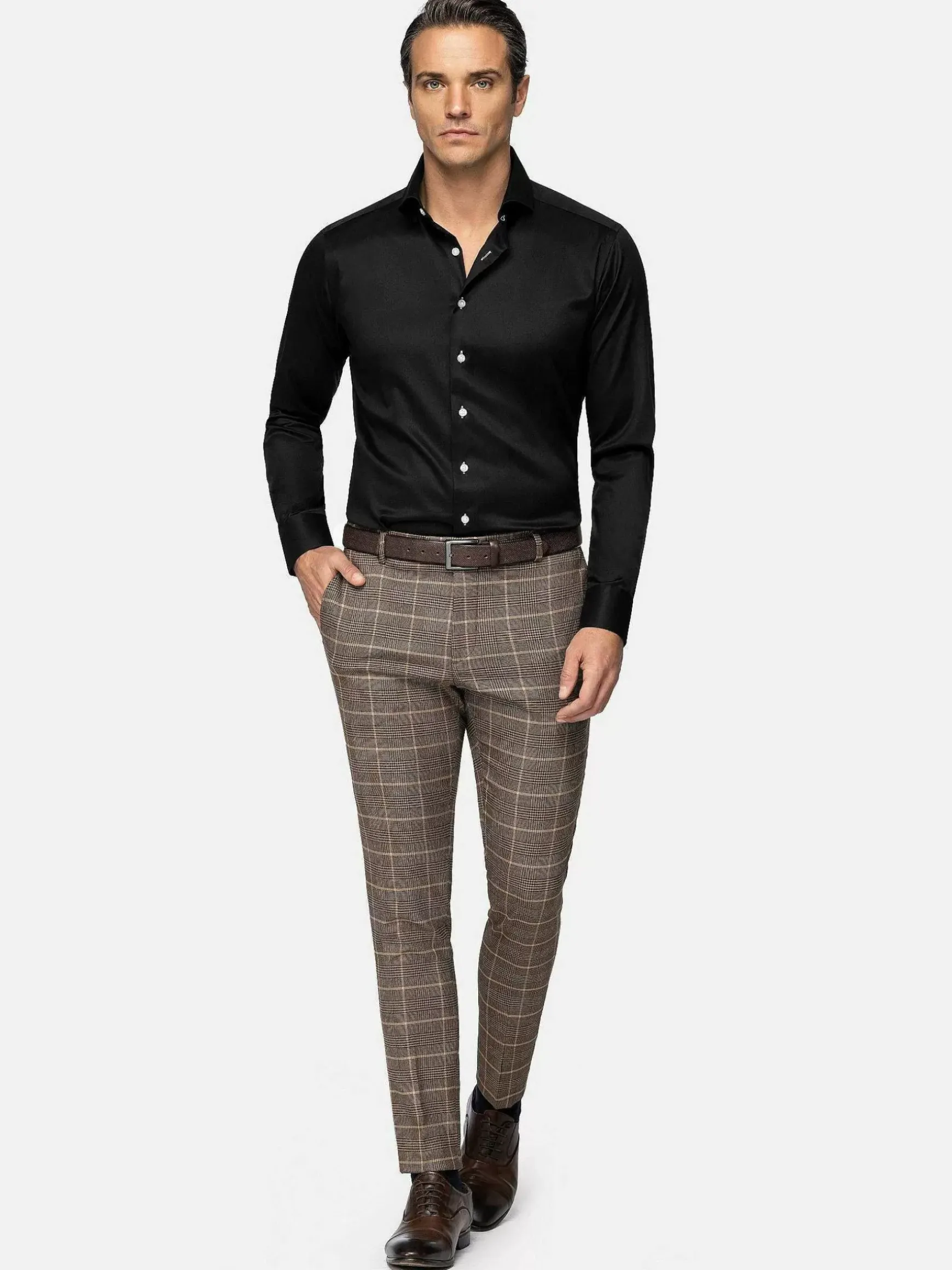 Overhemd Lange Mouw 75718 Sydney Black