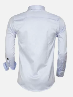 Overhemd Lange Mouw Prato 75563 Light Blue