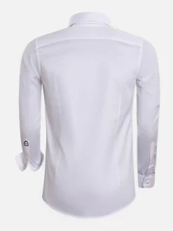 Overhemd Lange Mouw Prato 75563 White