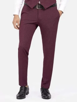 Pantalon 72196 Melikh Dark Red