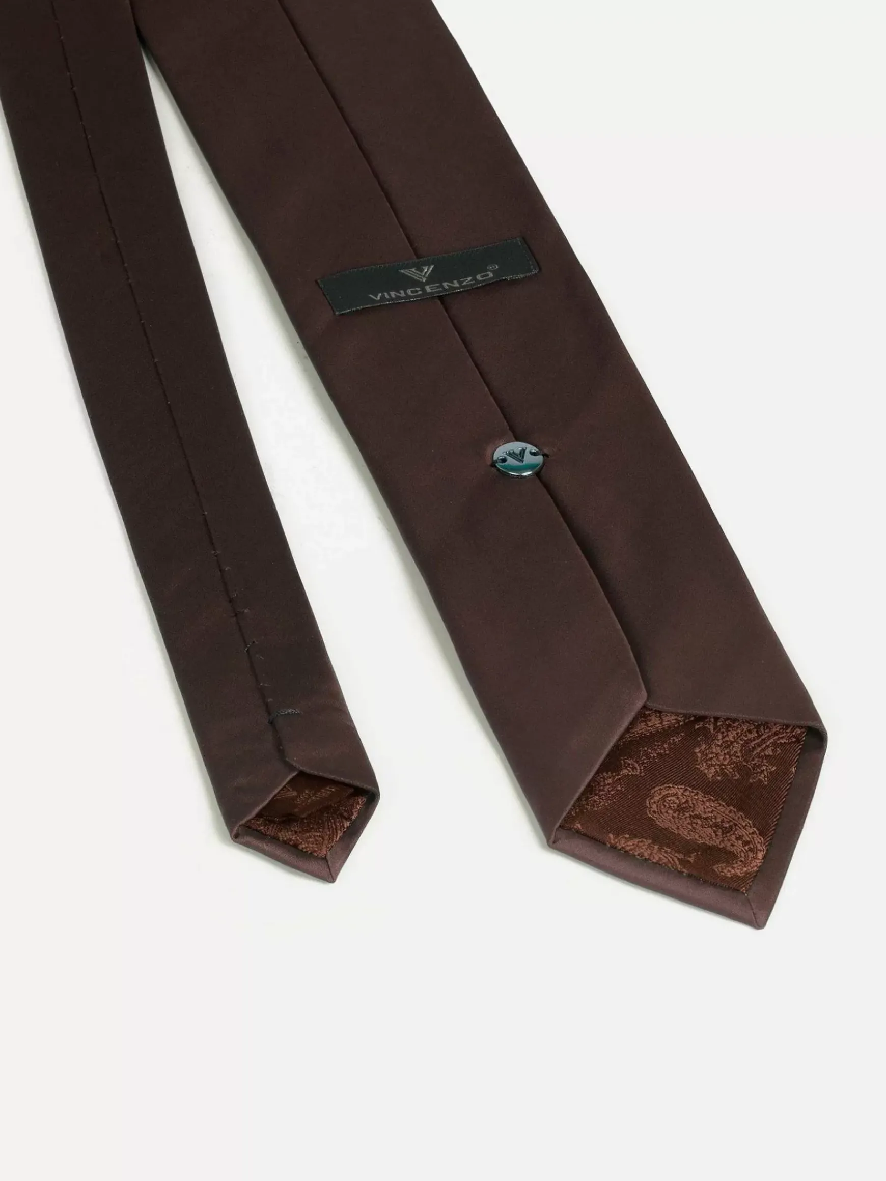 Pierce Dark Brown Stropdas