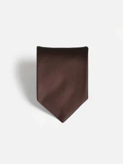 Pierce Dark Brown Stropdas