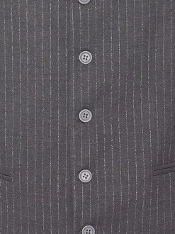 Plaid Vest 70050 Anthracite