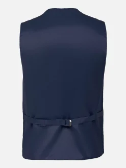 Plaid Vest 70071 Scotsville Navy