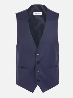 Plaid Vest 70071 Scotsville Navy