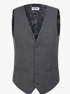 Plaid Vest 74111 Strazburg Anthracite
