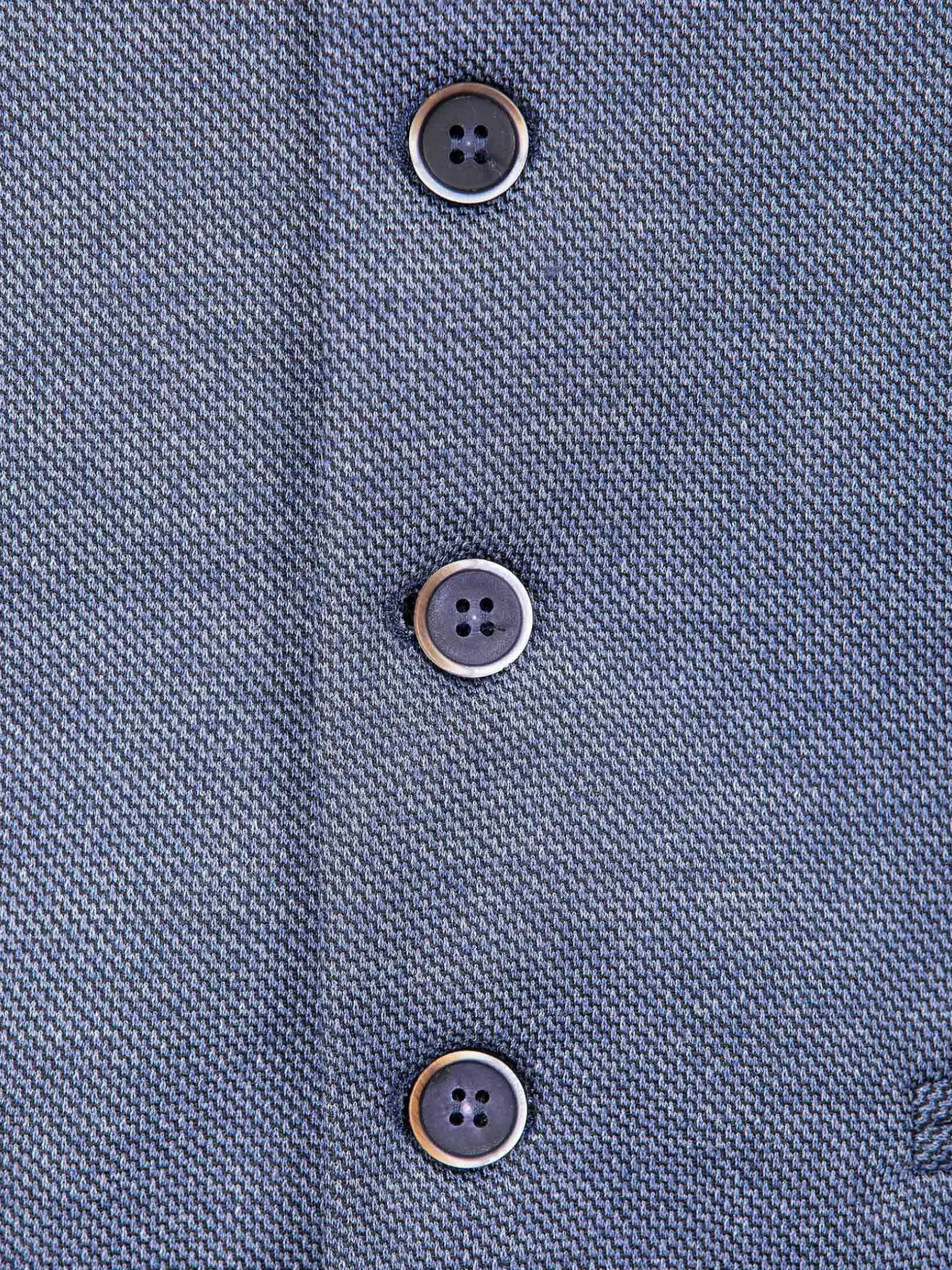 Plaid Vest Fabian Blue