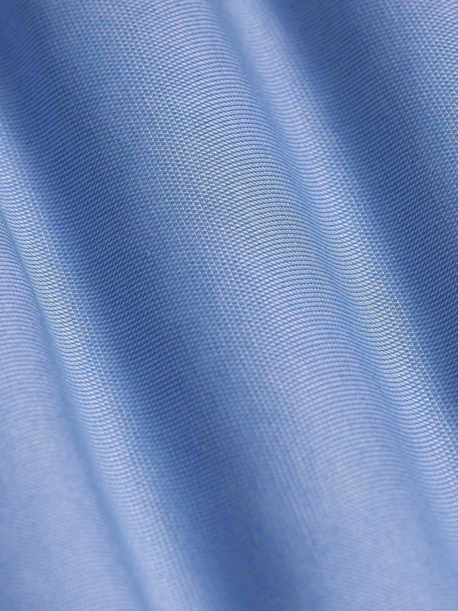 Redon Indigo Poplin Plain Overhemd Longe Mouw