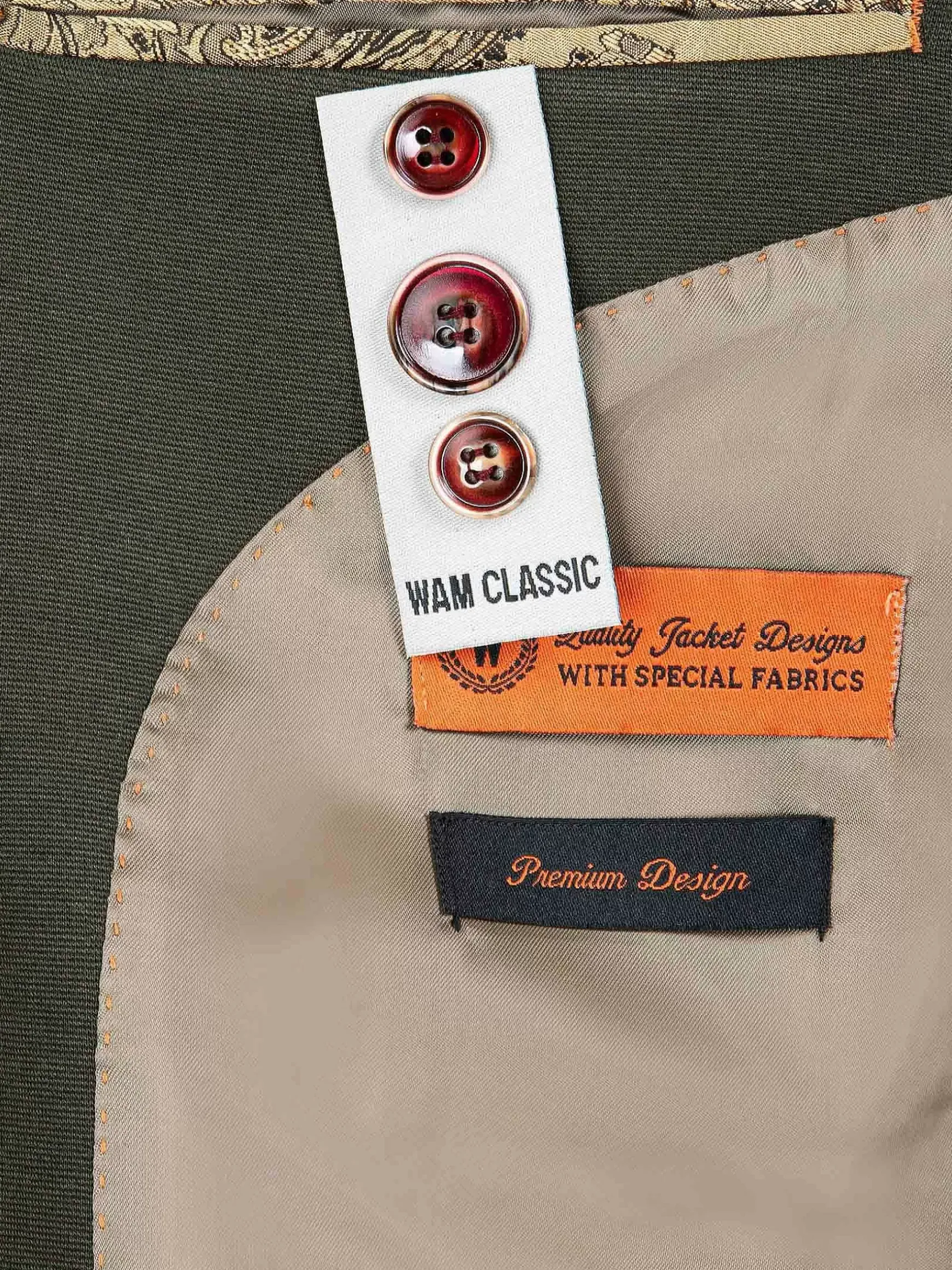 Relaxed Slim Fit Monarch Khaki Colbert