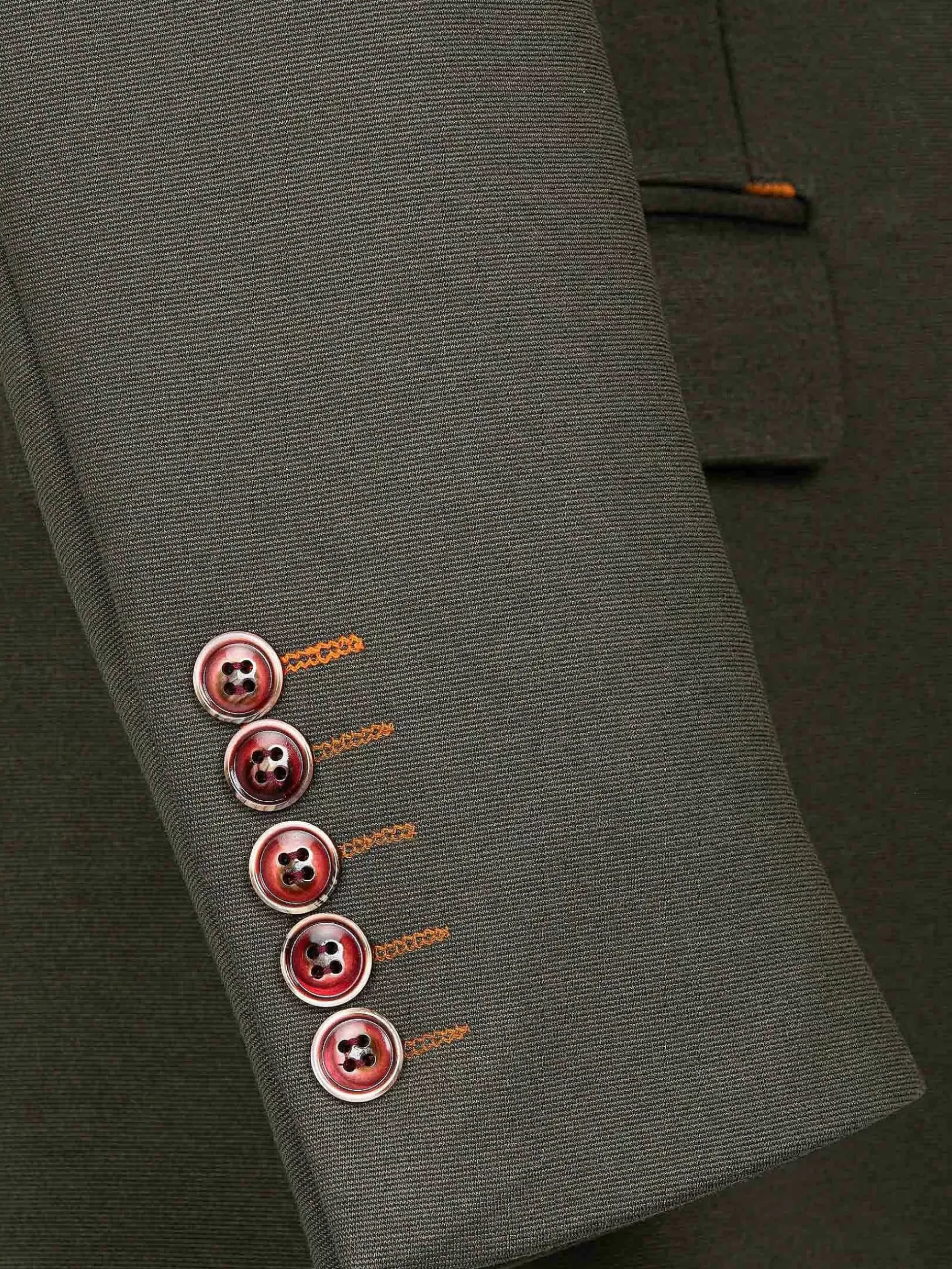 Relaxed Slim Fit Monarch Khaki Colbert