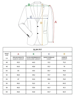 Relaxed Slim Fit Monarch Dark Red Colbert