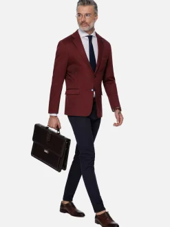 Relaxed Slim Fit Monarch Dark Red Colbert