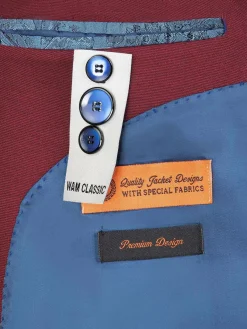 Relaxed Slim Fit Monarch Dark Red Colbert