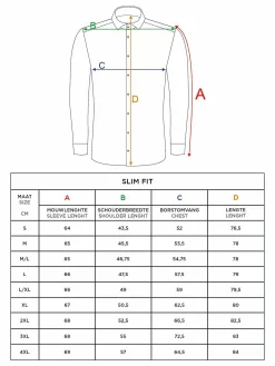 Romney Solid White Overhemd Lange Mouw