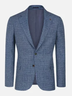 Sandro Single Breasted Light Navy Colbert