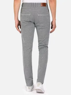 Santiago Slim Fit Textured Grey Jeans