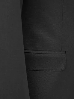 Scottsville Notch Lapel Black Suit Colbert