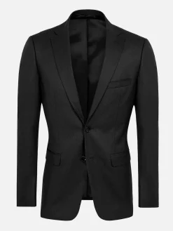 Scottsville Notch Lapel Black Suit Colbert