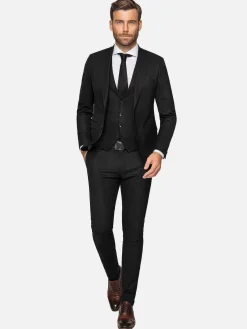 Scottsville Slim Fit Black Suit Pantalon