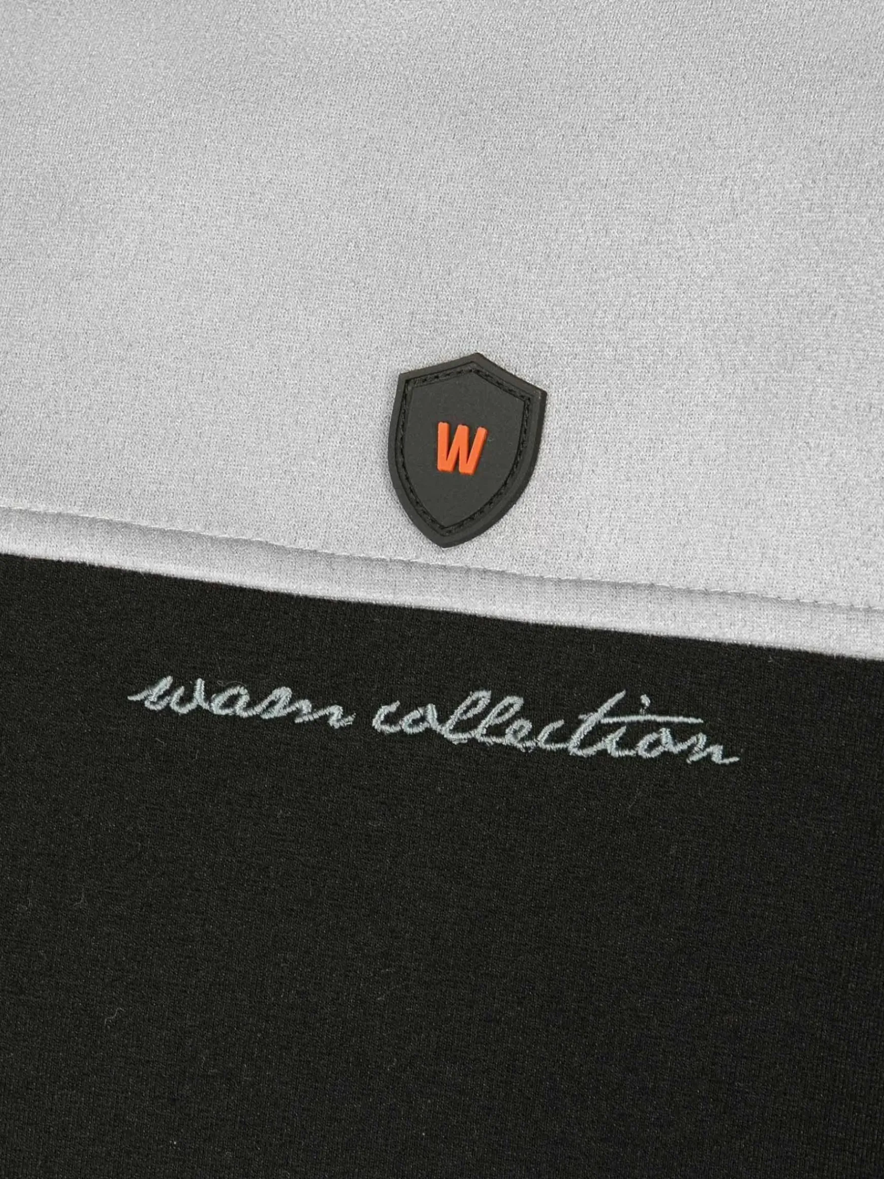 Sedona Round-Neck Grey Black Sweater