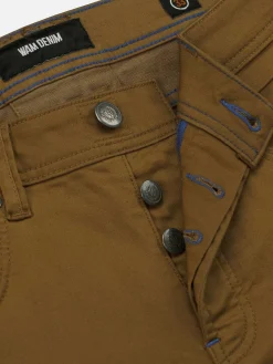 Serengeti Stretchy Slim Fit Dark Beige Jeans