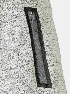 Sharon Half Zip Grey Sweater