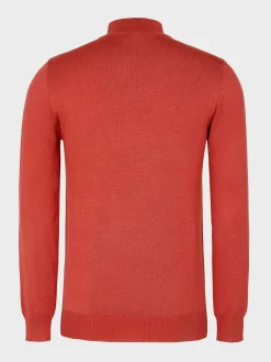 Siena Round-Necked Dark Orange Sweater