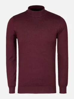 Siena Round-Necked Dark Red Sweater