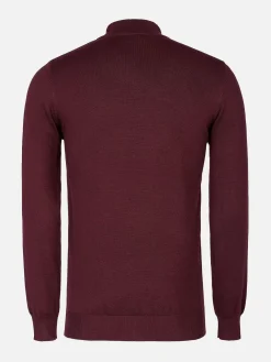 Siena Round-Necked Dark Red Sweater