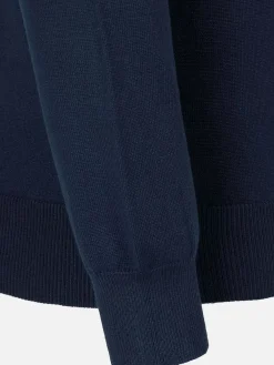 Siena Round-Necked Navy Sweater