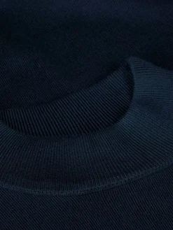 Siena Round-Necked Navy Sweater