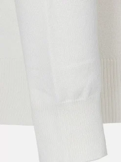 Siena Round-Necked White Sweater