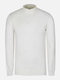 Siena Round-Necked White Sweater