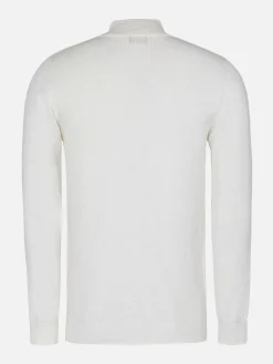 Siena Round-Necked White Sweater