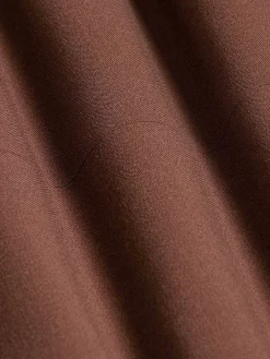 Slim Fit Brown Textured Colbert