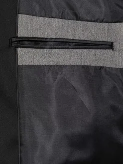 Slim Fit Double Breasted Grey Colbert