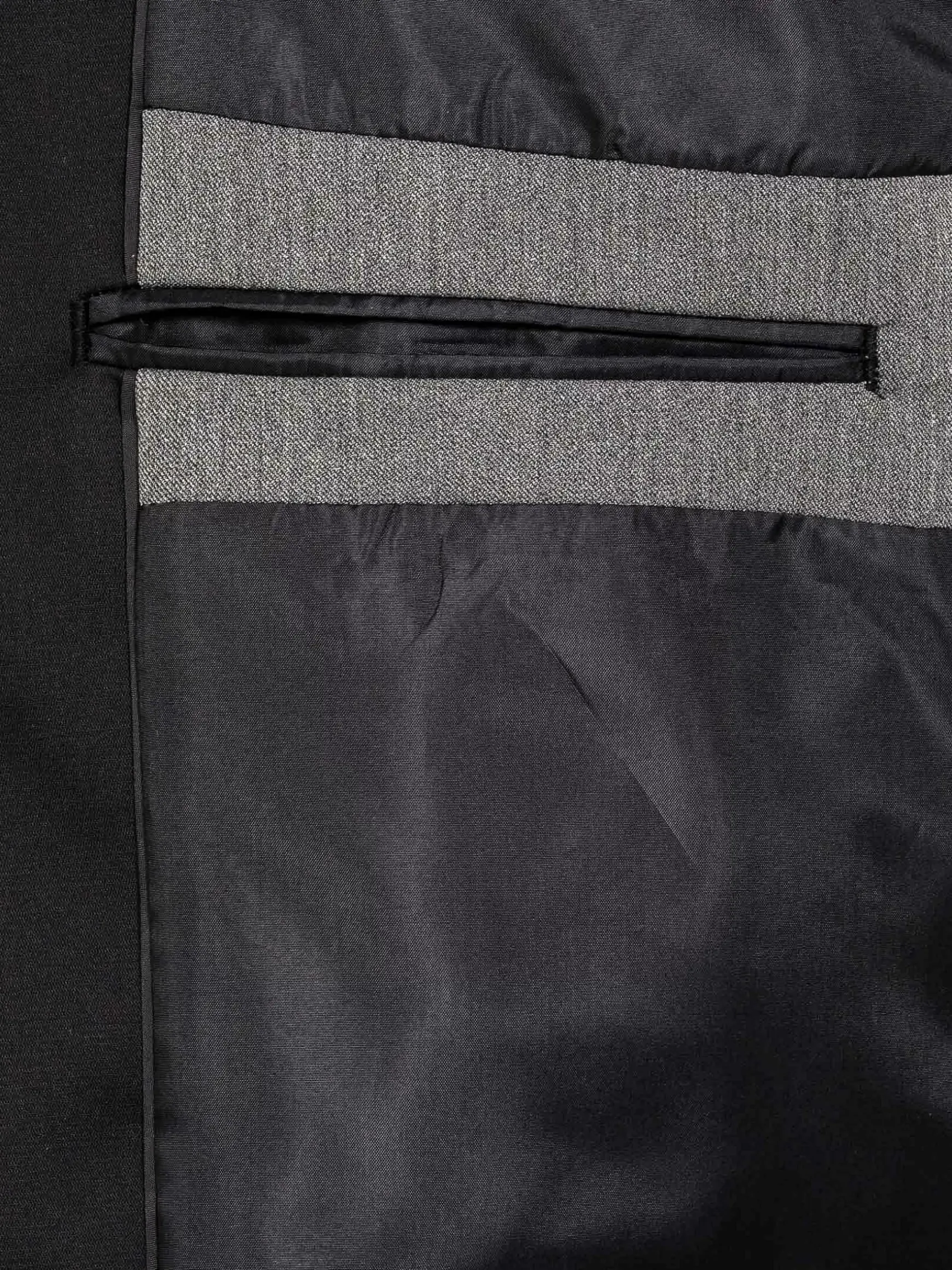 Slim Fit Double Breasted Grey Colbert